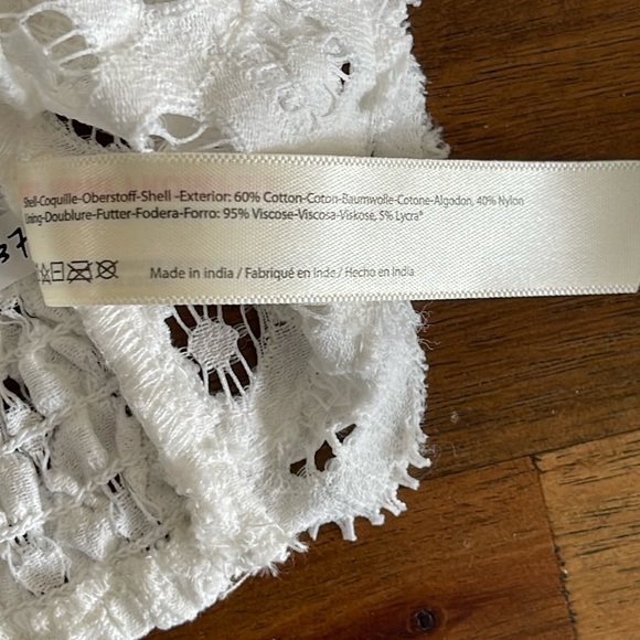 Free People Adella Lace Halter Bralette Ivory - Picture 5 of 12